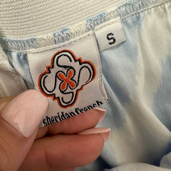 Sheridan French Tiffany Maxi Skirt In Blue Ikat Women’s Small - Picture 6 of 7